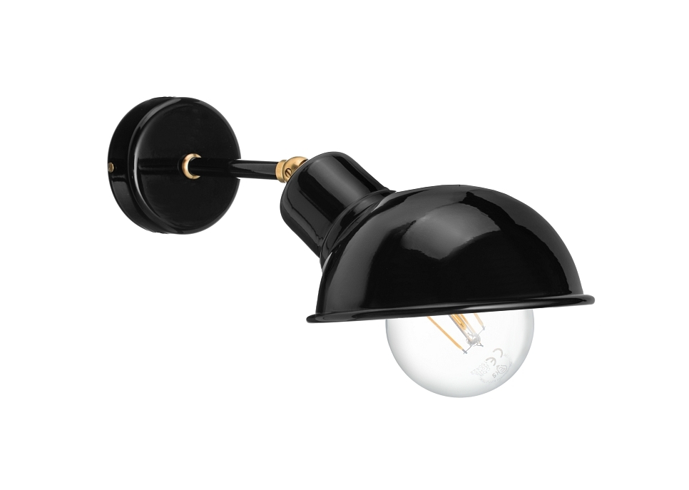 Kinkiet LOFT T55 E27 - czarny Kinkiety LOFT K022 - ByLight