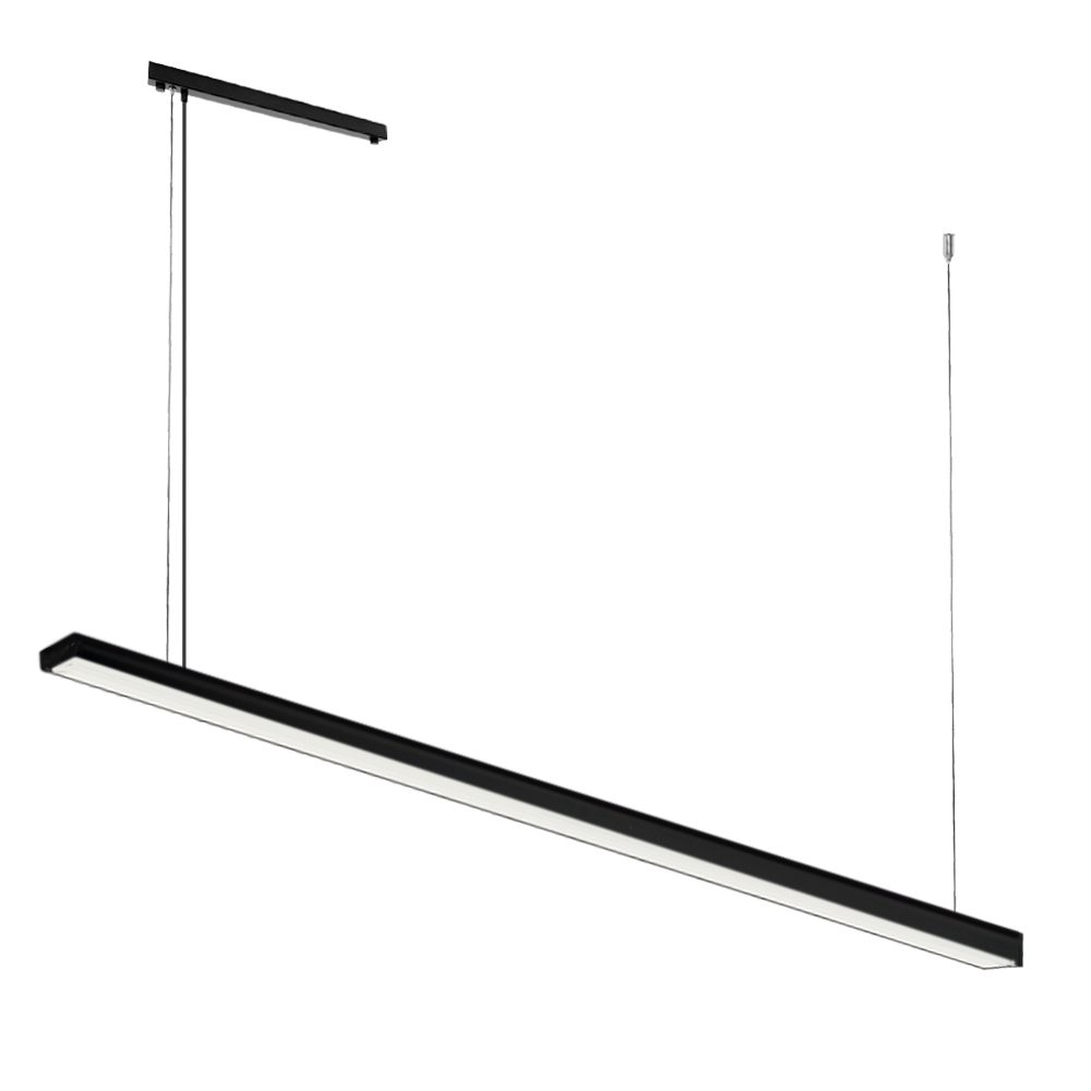 shy-hi-lite Lampa wisząca HIATE LINE 180cm LED 36W 3000K CRI98 - czarny