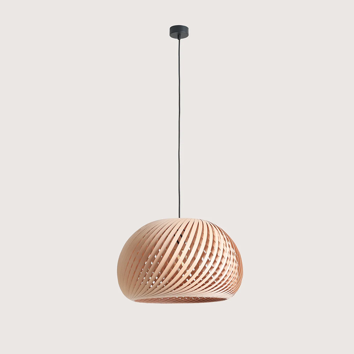 atry12.　36 Lampa wisząca NATURE CROSS L E27 - drewno
