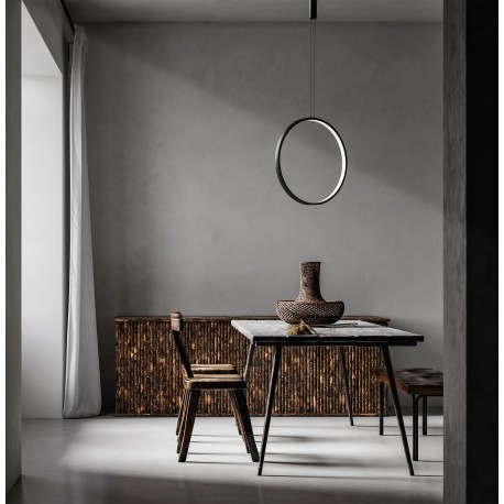 Lampa wisząca ring MASSIMA 60 BK LED DIM 35W 3000K - czarny