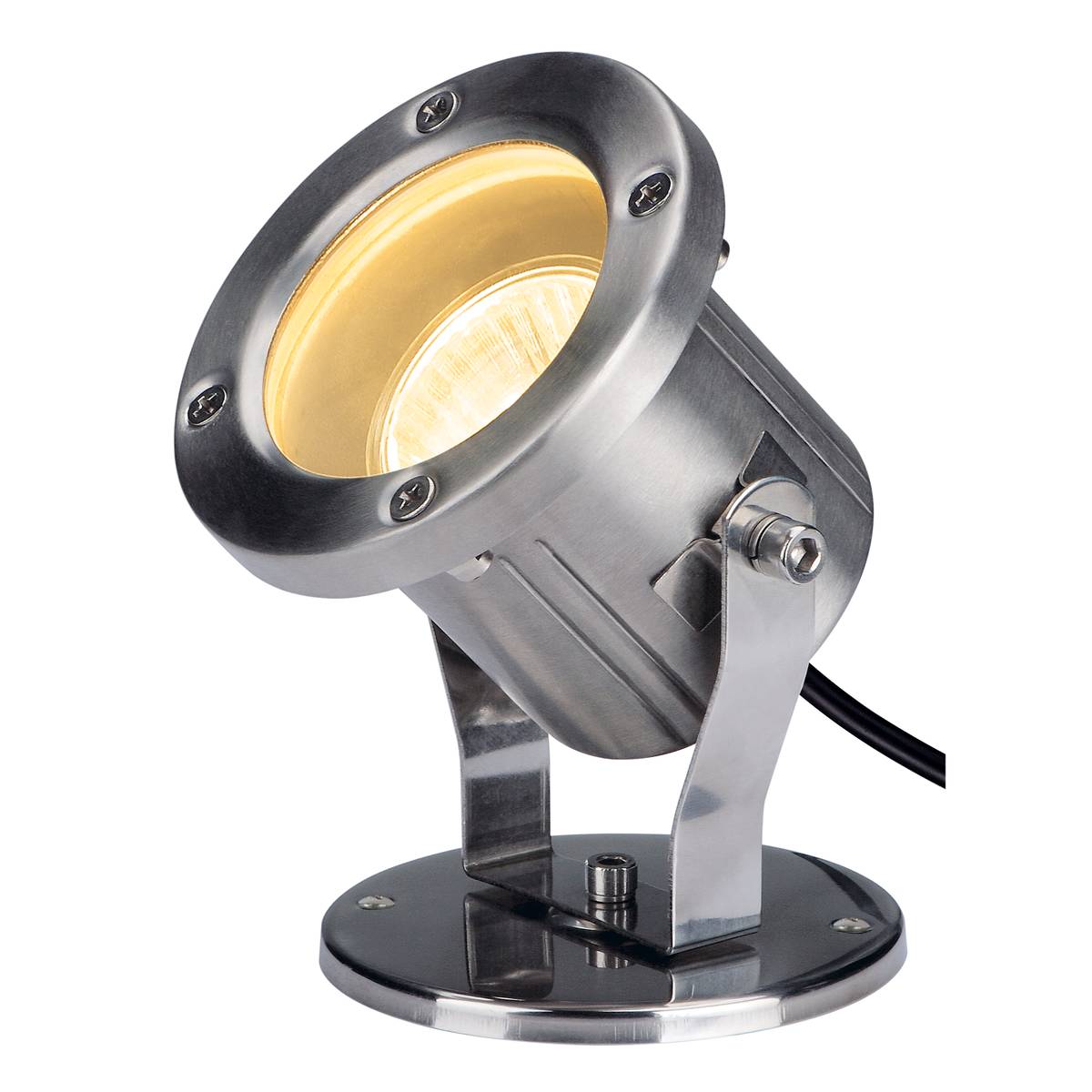 Oさん Reflektor ogrodowy NAUTILUS 230V GU10 IP55 - stal nierdzewna