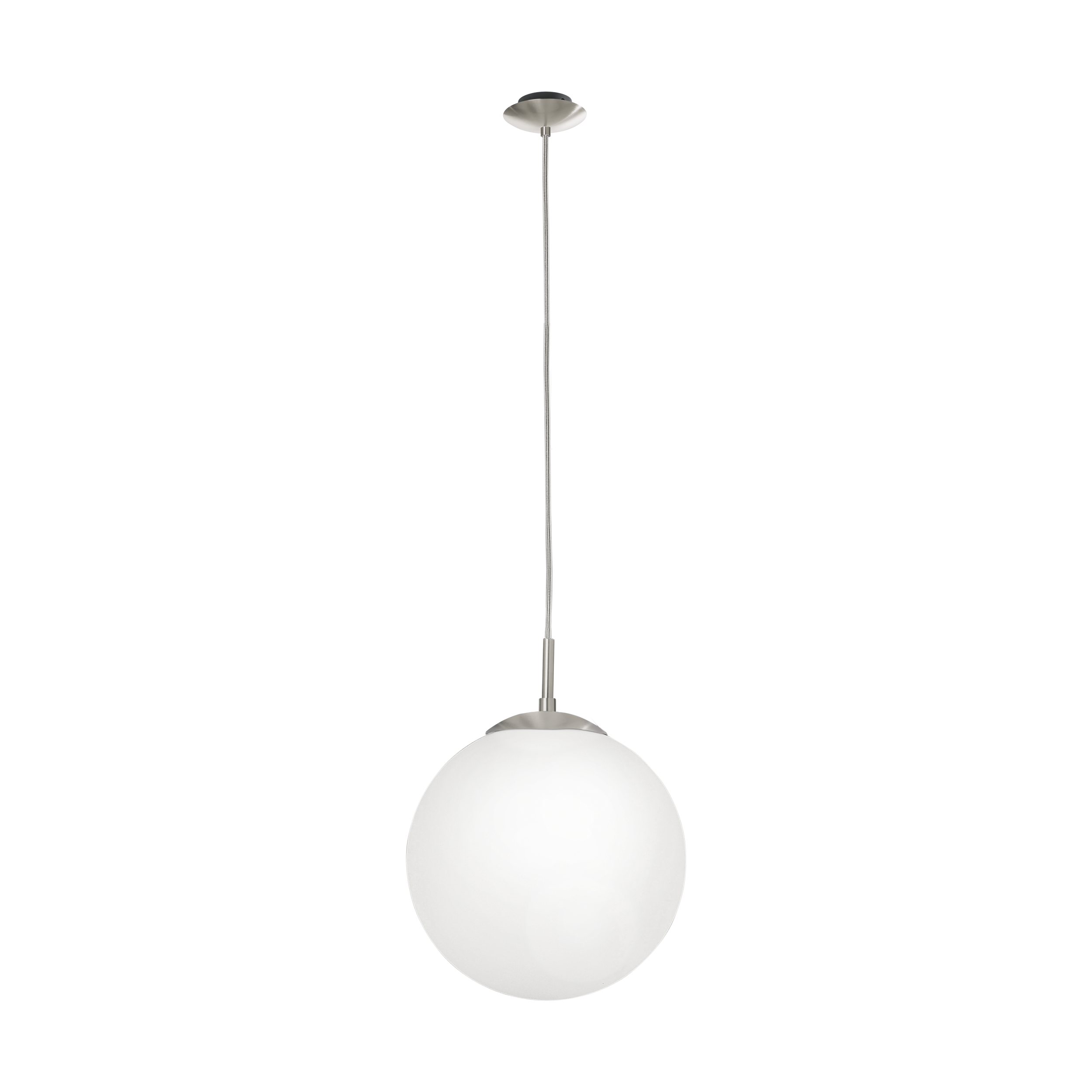Zwis Rondo E27 śr. 250cm nikiel satynowy Lampy Wiszące